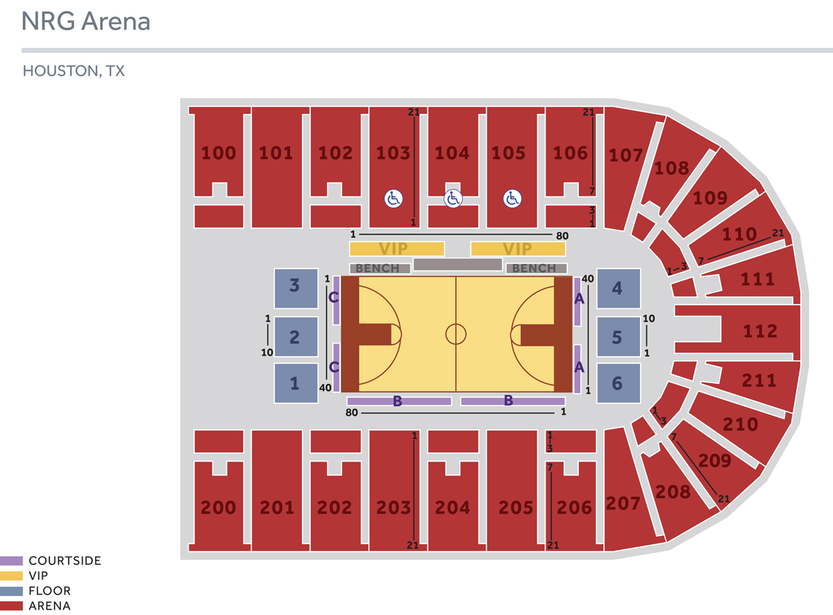 Nrg Stadium Basketball Seating Chart