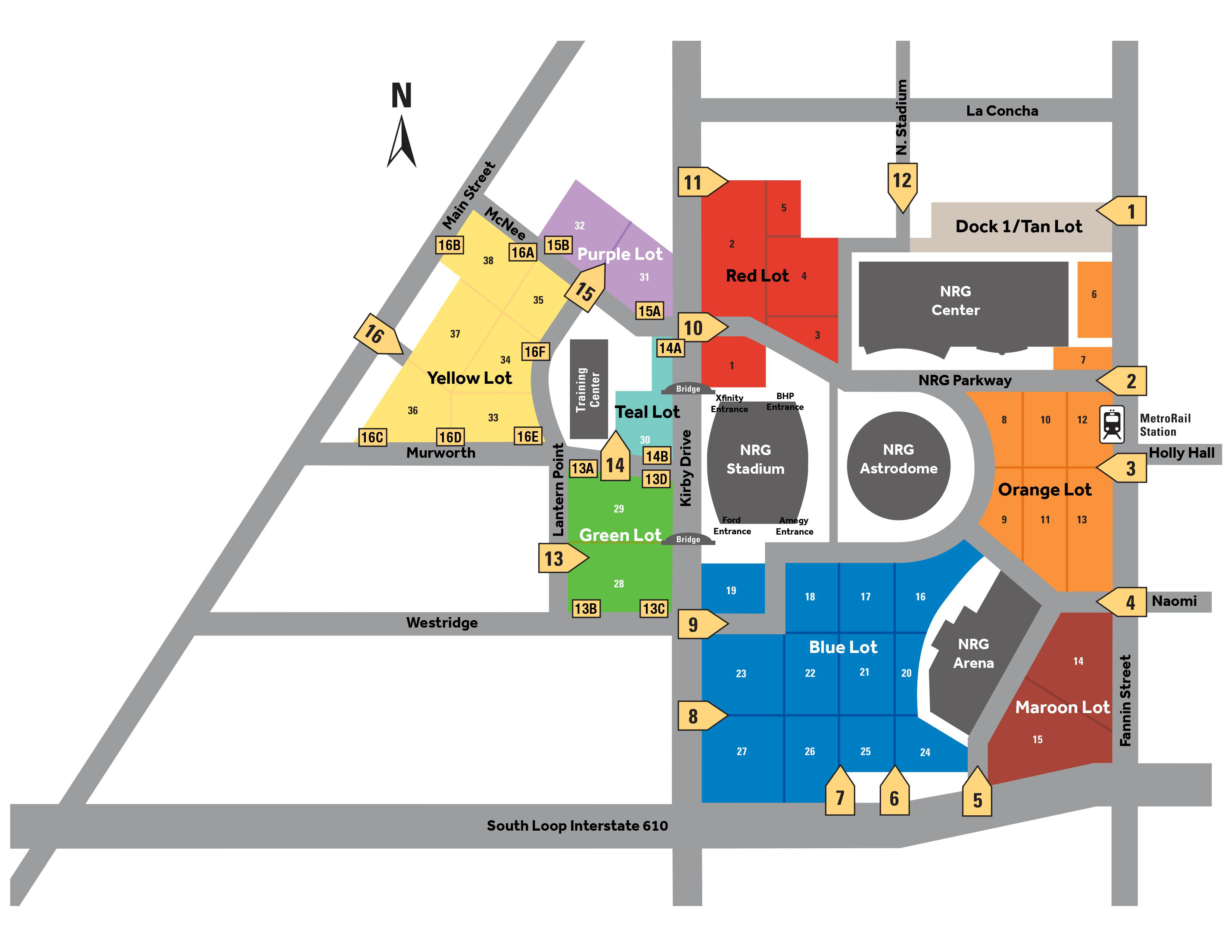 Houston Rodeo Cookoff Map System Map
